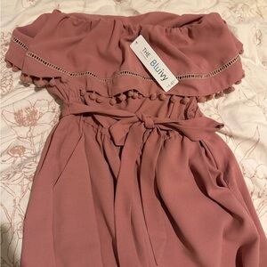 Brand new ~ New Bluivy Mauve Off-Shoulder Top